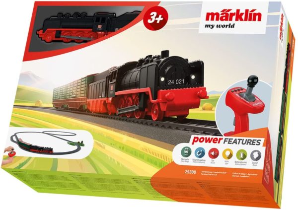 Märklin My World - Tren a vapor con granja